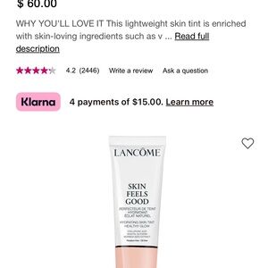 Lancôme Skin Feels Good Hydrating Skin Tint - Light Beige